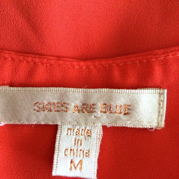 Skies are Blue Deep Peach Layered Tank, Medium - Picture 6 of 8